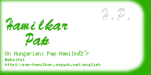 hamilkar pap business card